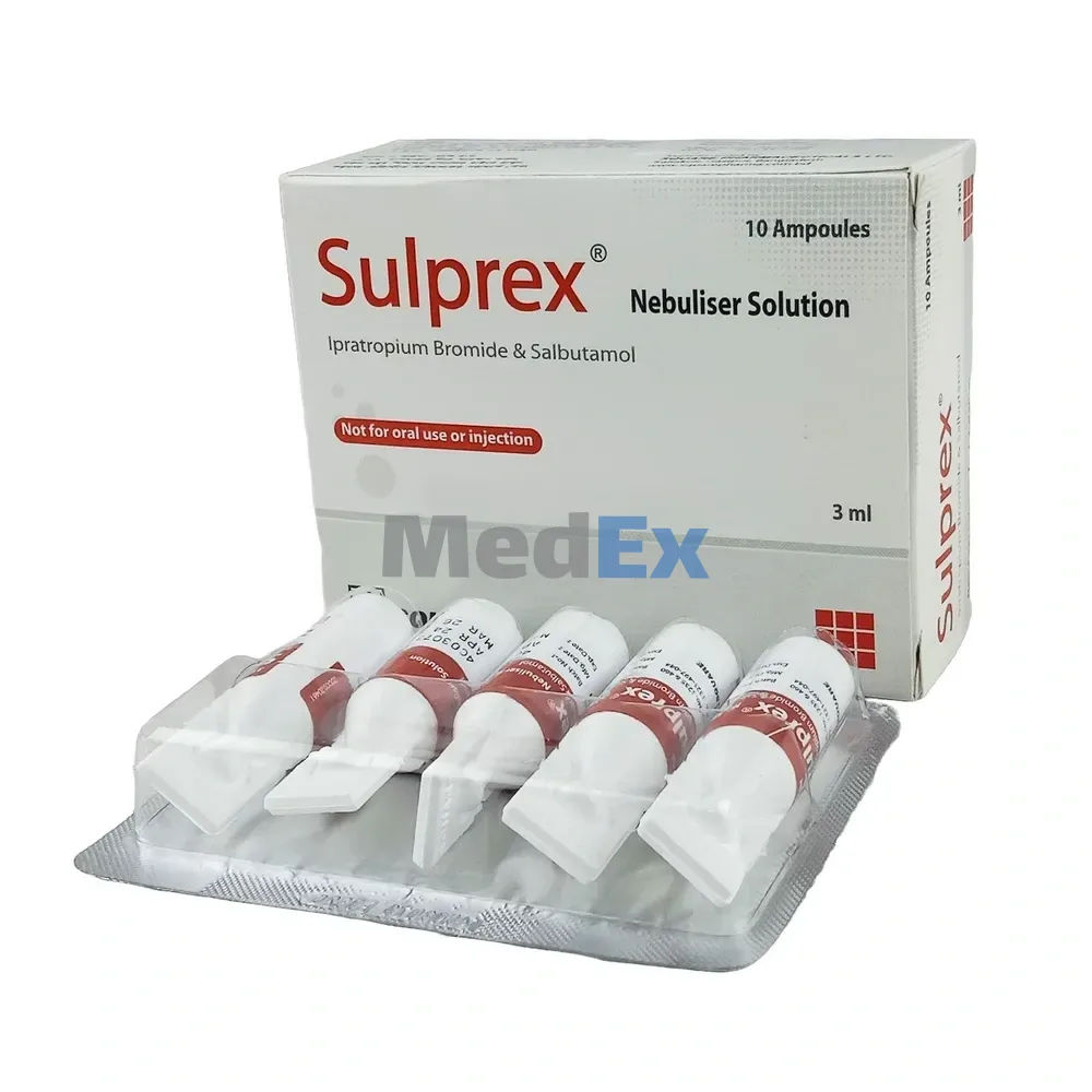 Sulprex (2.5 mg+500 mcg)/3 ml Packaging