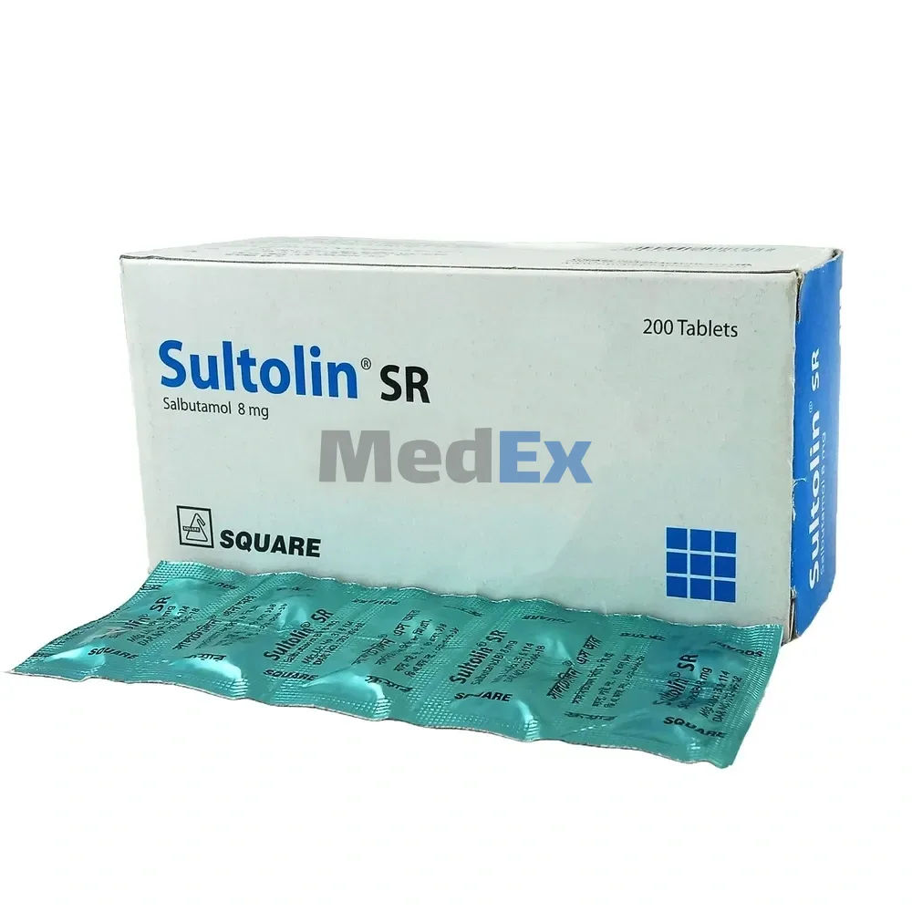 Sultolin SR 8 mg Packaging