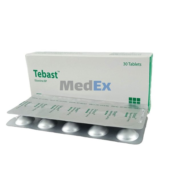 Tebast 10 mg Packaging