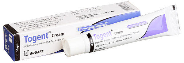 Togent 2%+0.1% Packaging