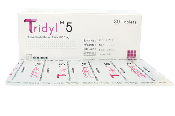 Tridyl 5 mg Packaging