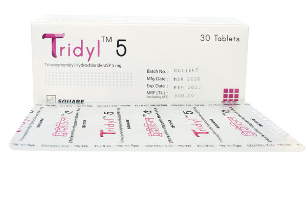 Tridyl 5 mg/5 ml Packaging