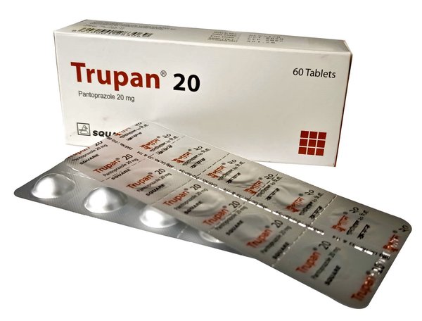 Trupan 20 mg Packaging