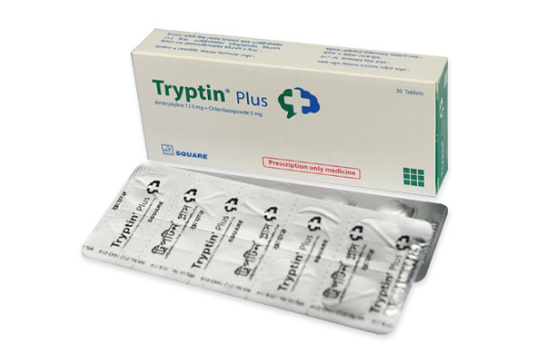 Tryptin Plus 12.5 mg+5 mg Packaging
