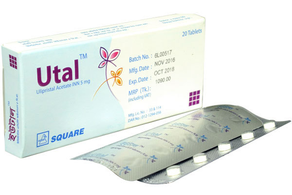 Utal 5 mg Packaging