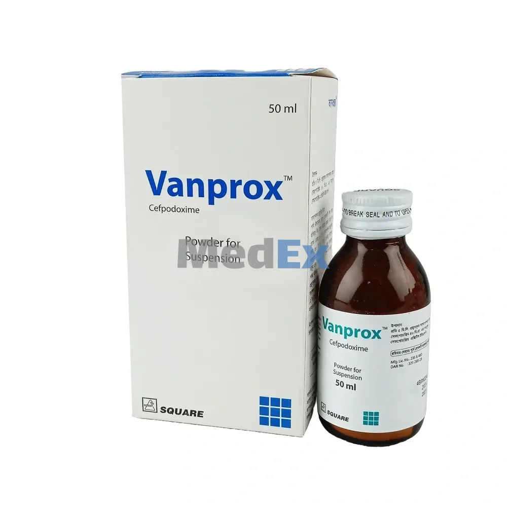 Vanprox 40 mg/5 ml Packaging