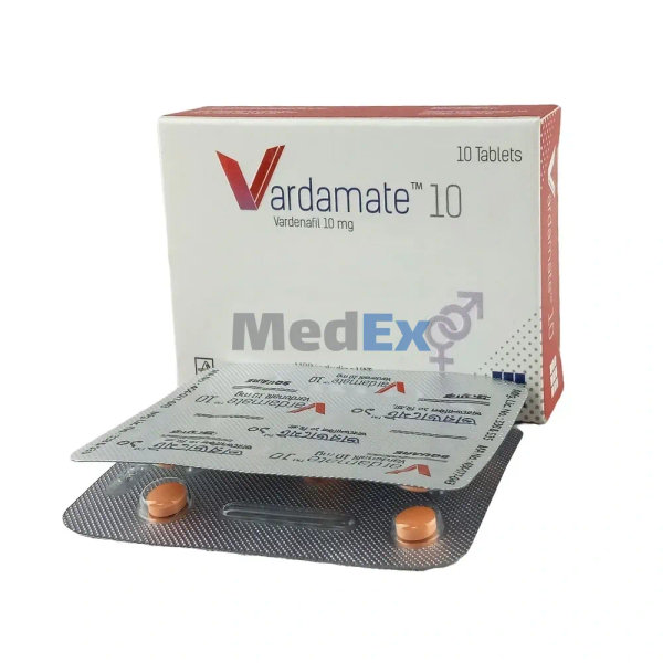 Vardamate 10 mg Packaging