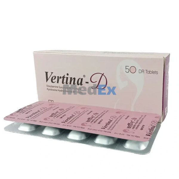 Vertina-D 10 mg+10 mg Packaging