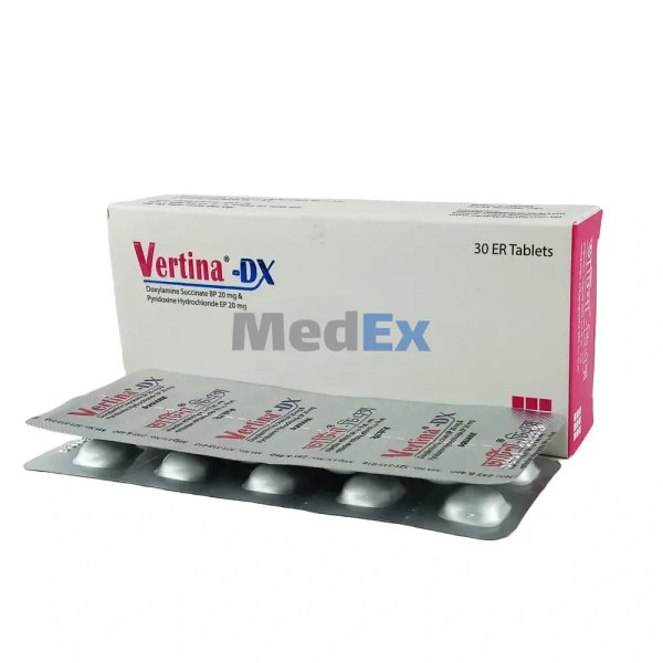 Vertina-DX 20 mg+20 mg Packaging