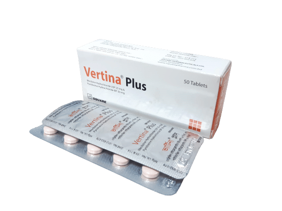 Vertina Plus 25 mg+50 mg Packaging