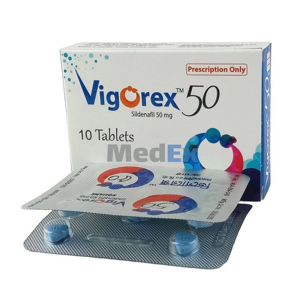 Vigorex 50 mg Packaging