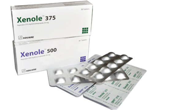 Xenole 375 mg+20 mg Packaging