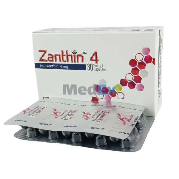 Zanthin 4 mg Packaging