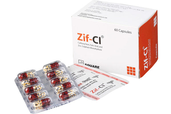 Zif-CI 50 mg+0.50 mg+61.80 mg Packaging