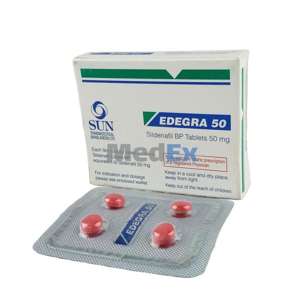 Edegra 50 mg Packaging