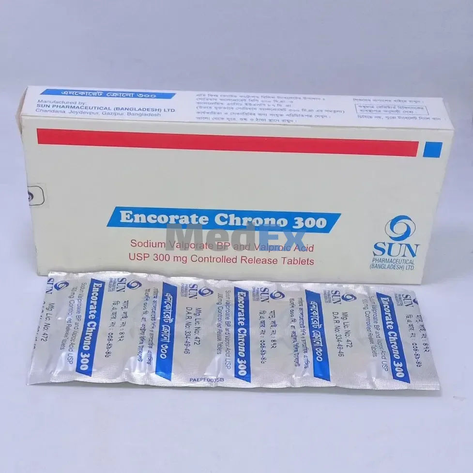Encorate Chrono 300 mg Packaging