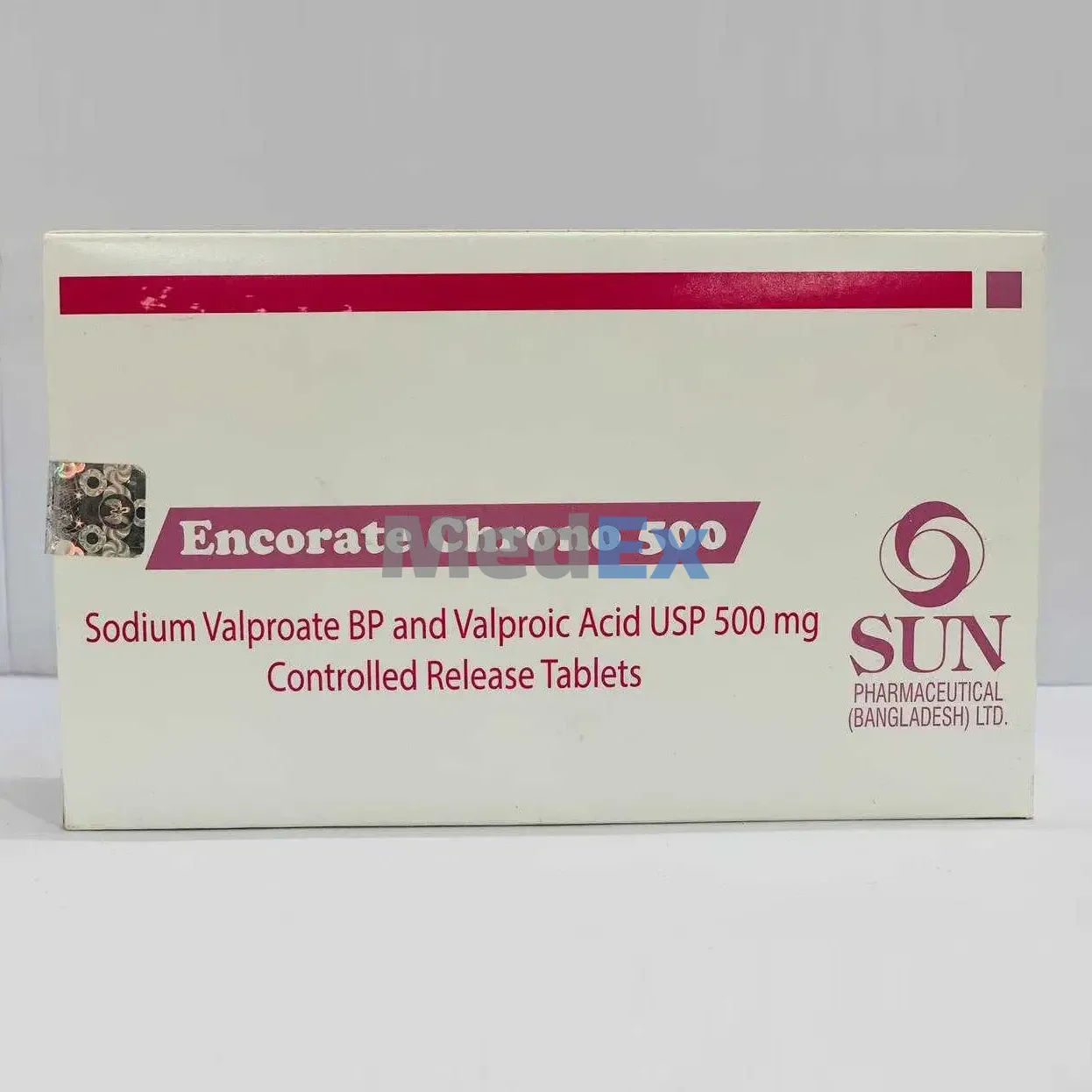 Encorate Chrono 500 mg Packaging