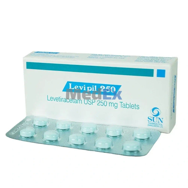 Levipil 250 mg Packaging