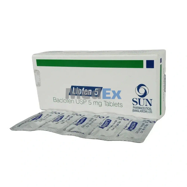 Liofen 5 mg Packaging