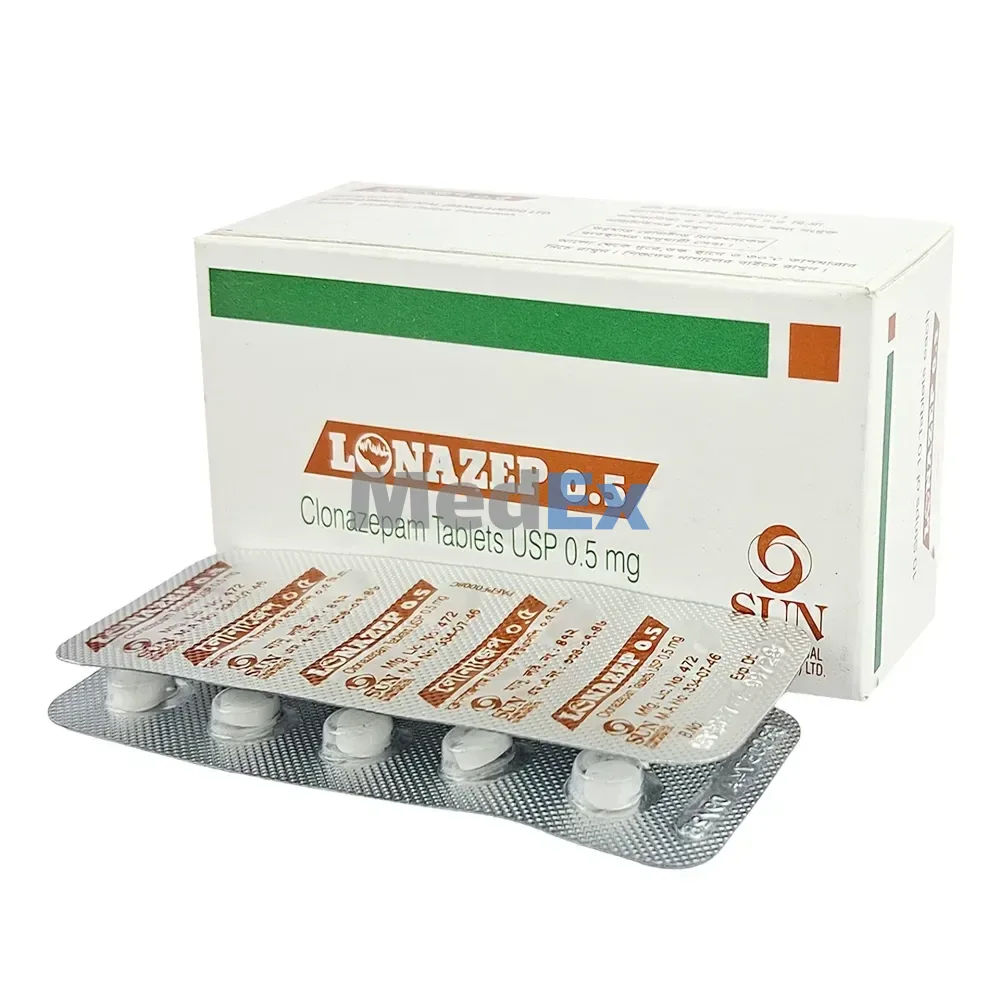 Lonazep 0.5 mg Packaging