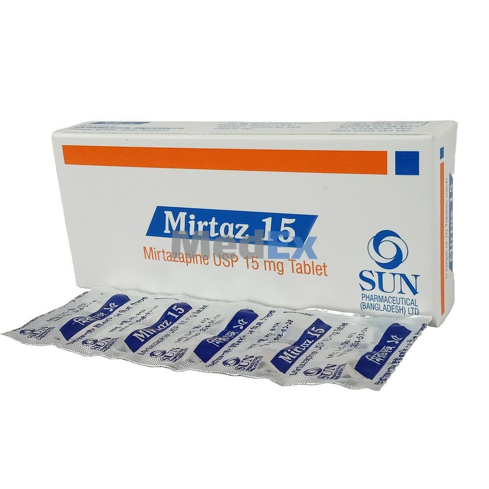 Mirtaz 15 mg Packaging