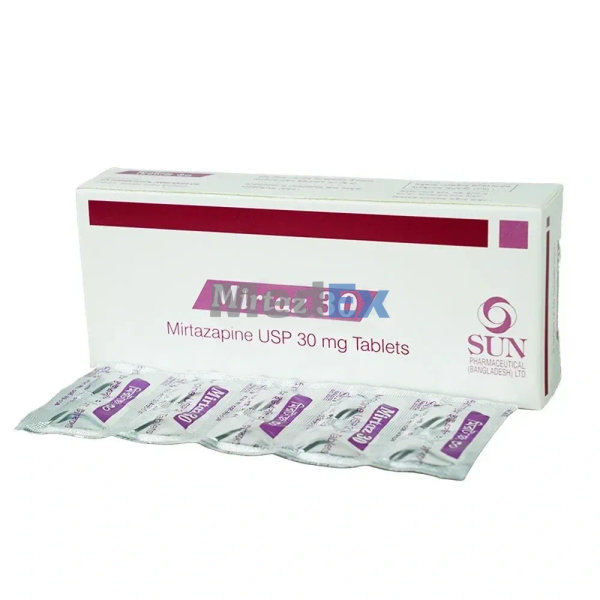 Mirtaz 30 mg Packaging