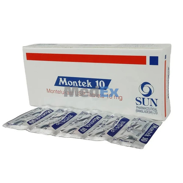Montek 10 mg Packaging
