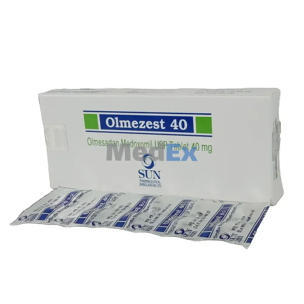 Olmezest 40 mg Packaging