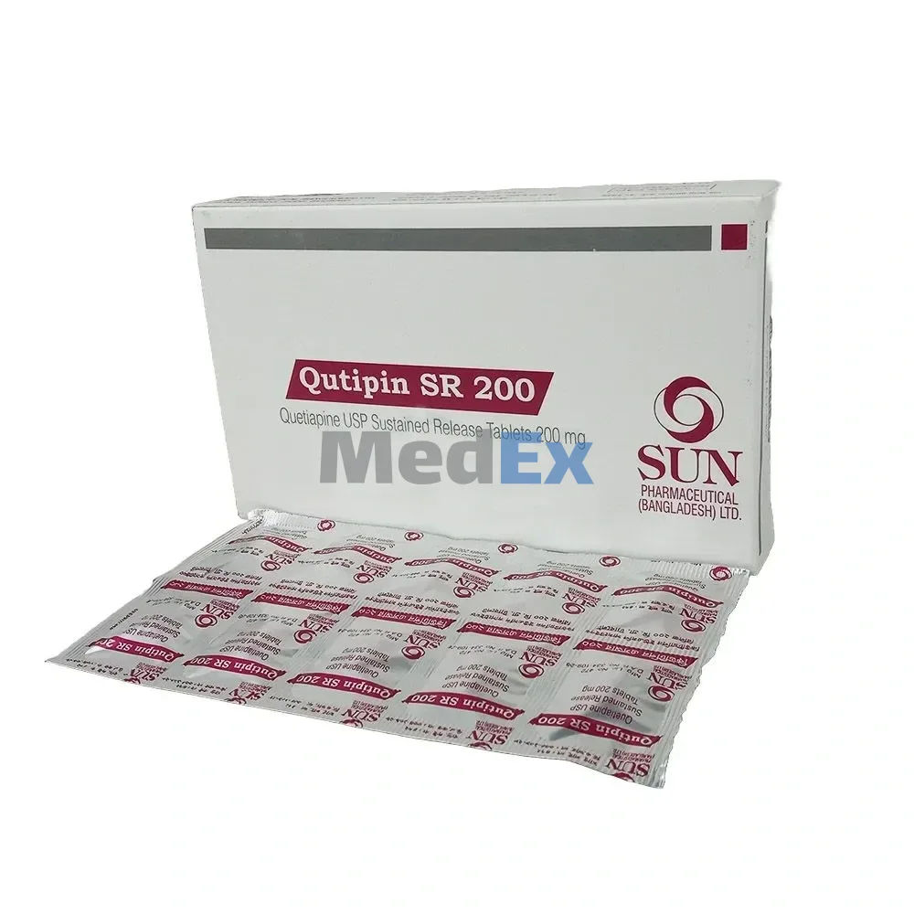 Qutipin SR 200 mg Packaging