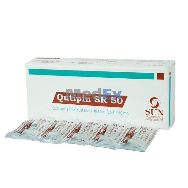 Qutipin SR 50 mg Packaging