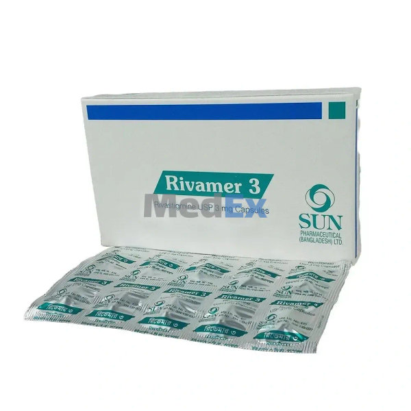Rivamer 3 mg Packaging