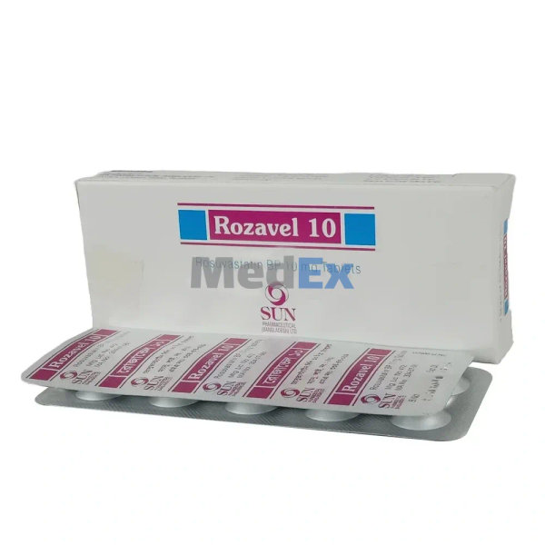 Rozavel 10 mg Packaging