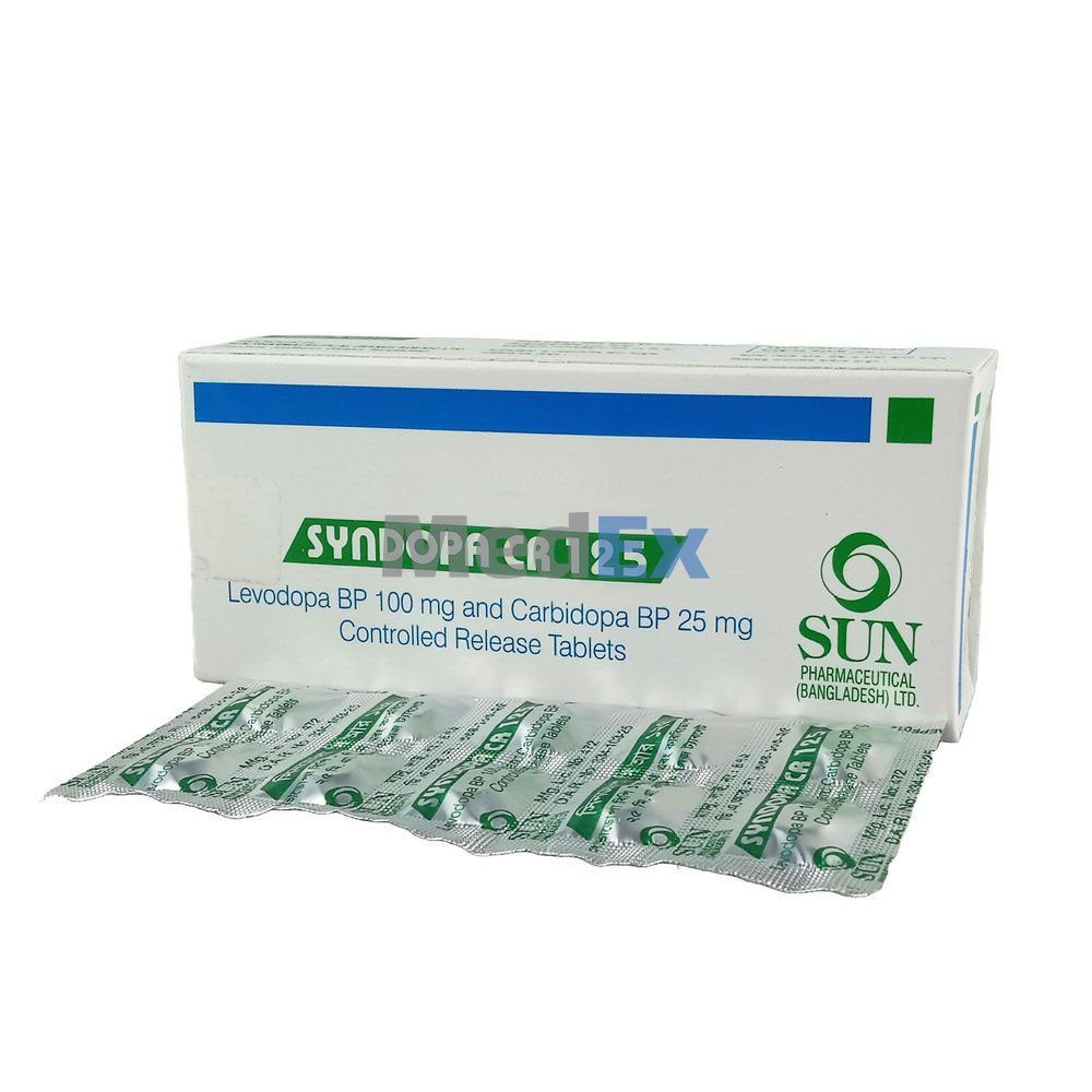 Syndopa CR 25 mg+100 mg Packaging