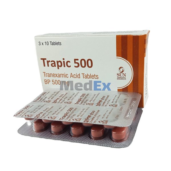 Trapic 500 mg Packaging