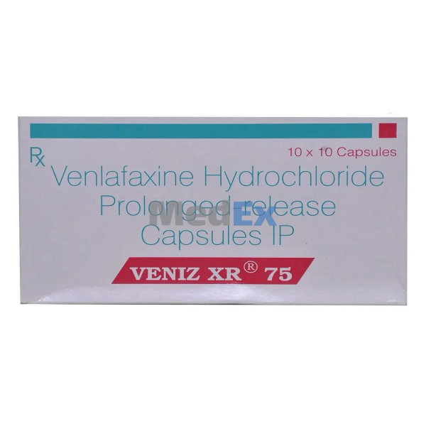 Veniz XR 75 mg Packaging