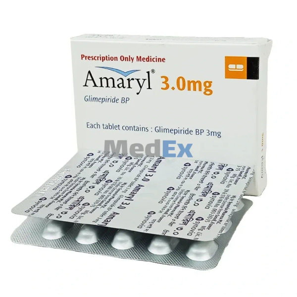 Amaryl 3 mg Packaging