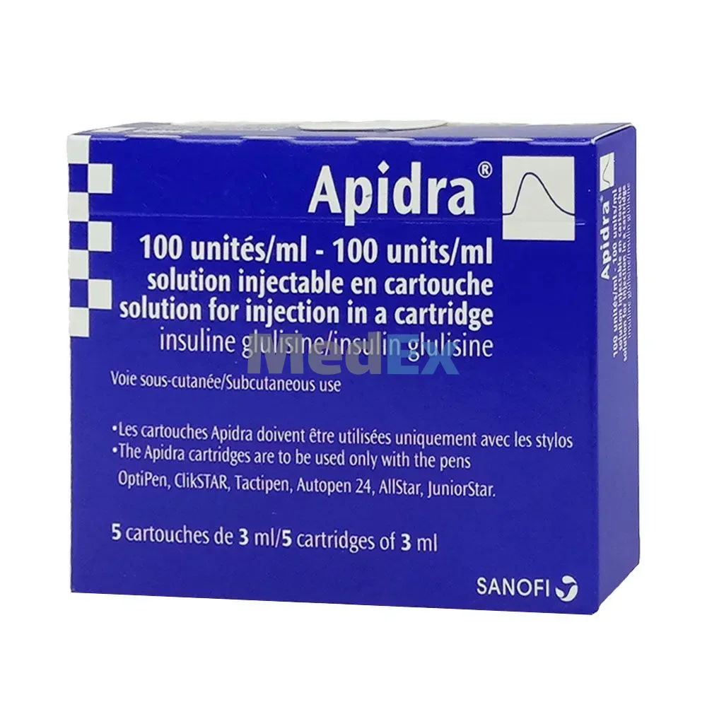 Apidra 100 unit/ml Packaging