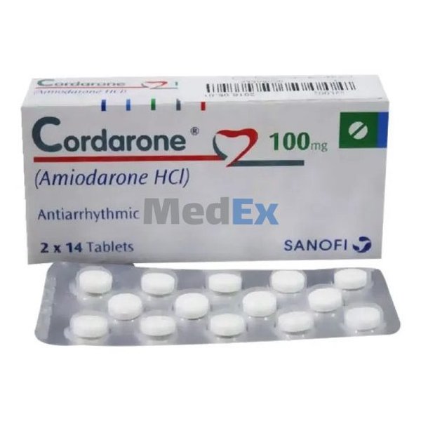 Cordarone 100 mg Packaging