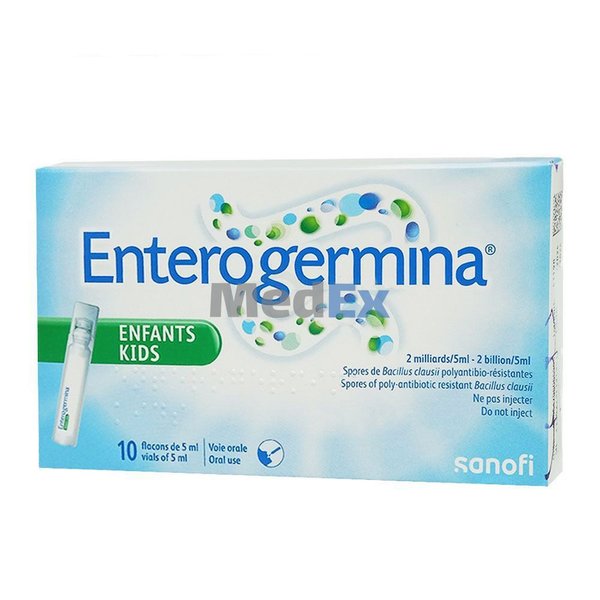 Enterogermina 2 billion/5 ml Packaging