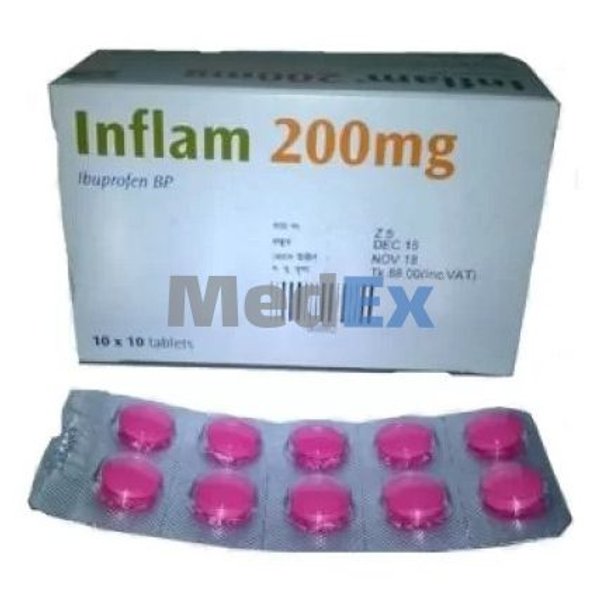 Inflam 200 mg Packaging
