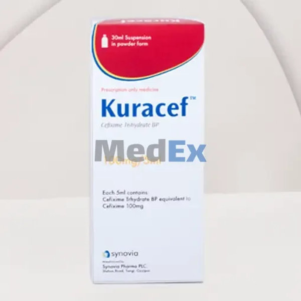 Kuracef 100 mg/5 ml Packaging