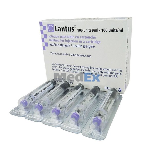 Lantus 100 IU/ml Packaging