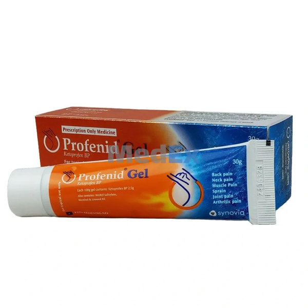 Profenid 2.5% w/w Packaging