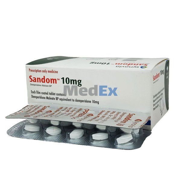 Sandom 10 mg Packaging