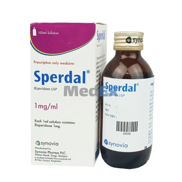 Sperdal 1 mg/ml Packaging