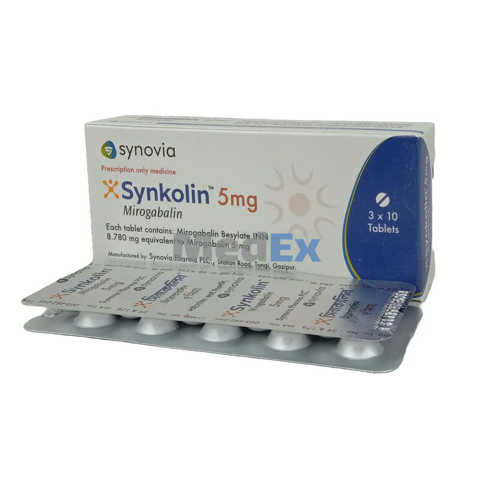 Synkolin 5 mg Packaging