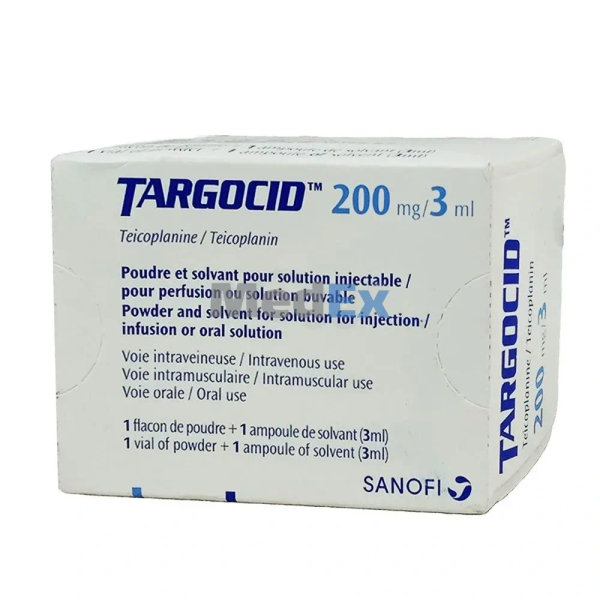 Targocid 200 mg/vial Packaging