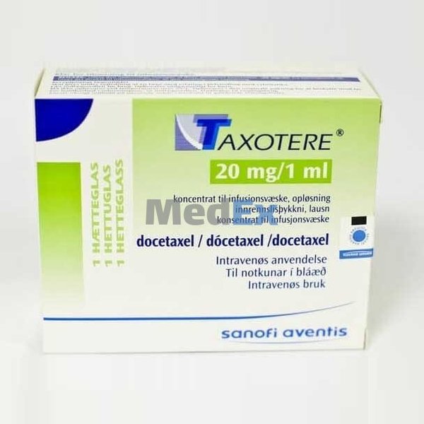 Taxotere 20 mg/vial Packaging