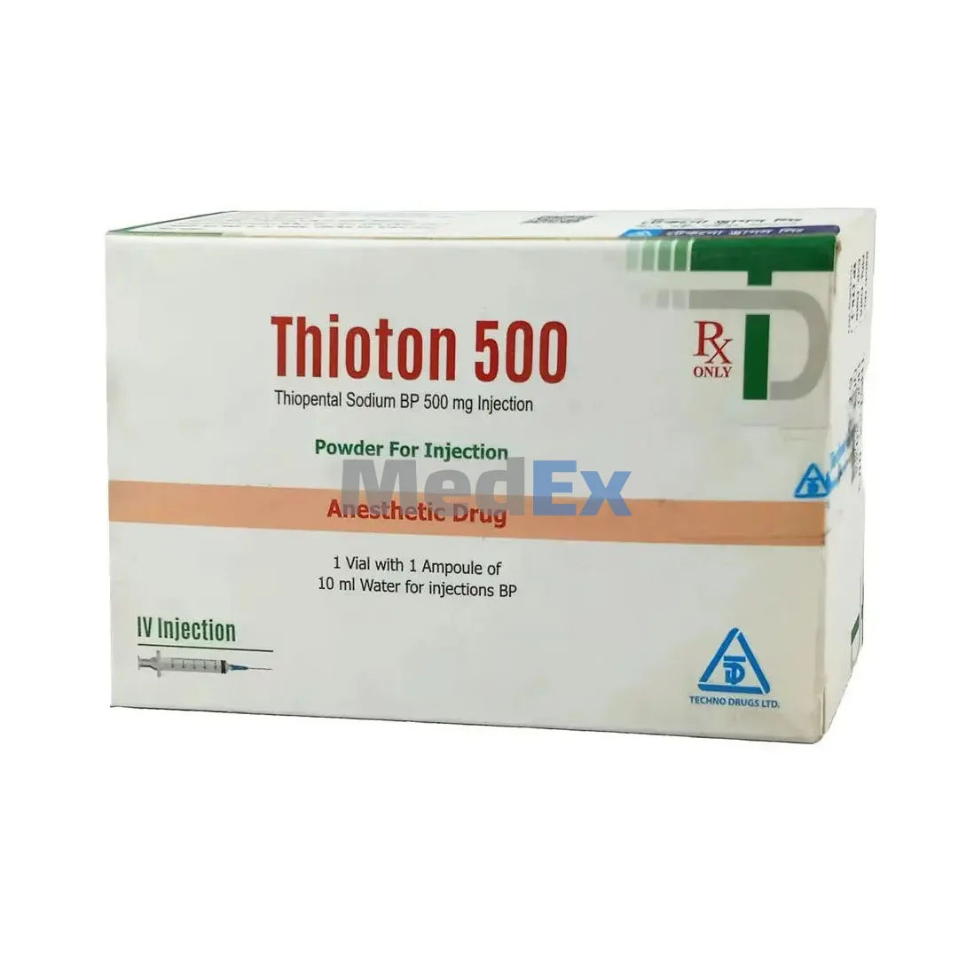 Thioton 500 mg/vial Packaging