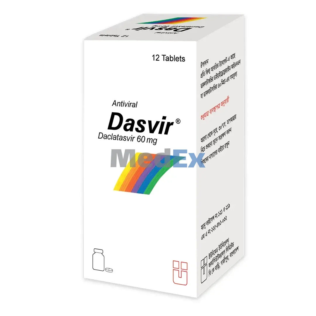 Dasvir 60 mg Packaging